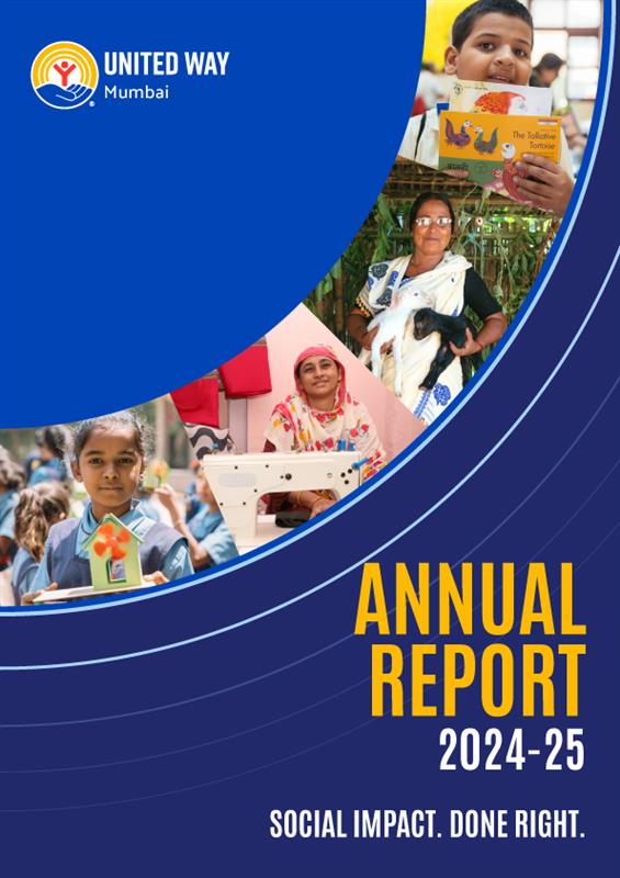 United Way Annual Report 2024-2025 cover collage